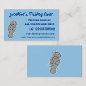 可愛いベビーマナーバブルイラストレーション 名刺 (正面/裏面)