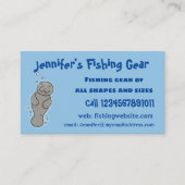 可愛いベビーマナーバブルイラストレーション 名刺 (正面)