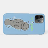可愛いベビーマナーバブルイラストレーション Case-Mate iPhoneケース (裏面(横))