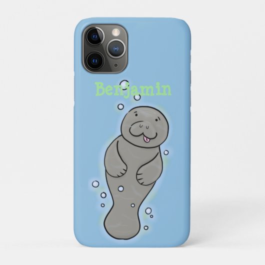 可愛いベビーマナーバブルイラストレーション Case-Mate iPhoneケース (裏)