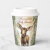 可愛いベビームース男女兼用ベビーシャワー 紙コップ (裏面)