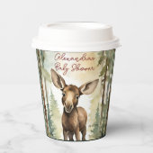 可愛いベビームース男女兼用ベビーシャワー 紙コップ (正面)