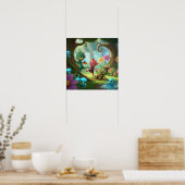 可愛いベビーモンスター ポスター (キッチン)