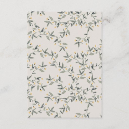 可愛いベビーライオンの葉のアドバイスママ赤ちゃんシャワー エンクロージャーカード (裏面)