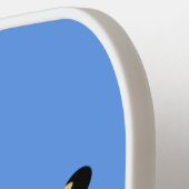 可愛いベビーランニングチーターイラストレーション ピックルボールラケット (左詳細)