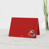 可愛いベビー中国のスネーク2025年新年文字G シーズンカード (裏面)