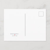 可愛いベビー写真王ベビー誕生発表 案内ポストカード (裏面)