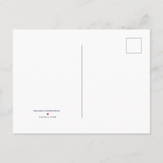 可愛いベビー写真王ベビー誕生発表 案内ポストカード (裏面)