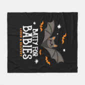 可愛いベビー労務ナースHal フリースブランケット (正面(横))