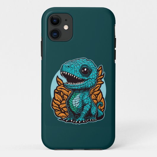 可愛いベビー恐竜 Case-Mate iPhoneケース (裏面)