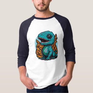 可愛いベビー恐竜 Tシャツ