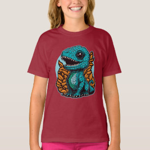 可愛いベビー恐竜 Tシャツ