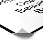 可愛いベビー栄養事実 ポスター (角)