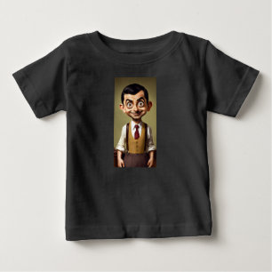 可愛いベビー漫画のBeanさん ベビーTシャツ