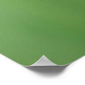 可愛いベビー白ガエルをチューリップ花弁に ポスター (角)