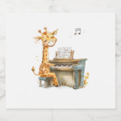 可愛いベビー遊ギター スパークリングワインラベル (シングルラベル)