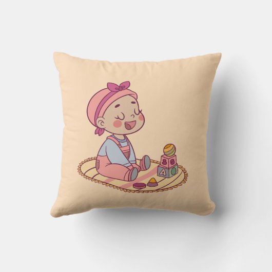 可愛いベビー クッション (裏面)