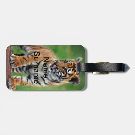 可愛いベビー ラゲッジタグ (裏面横)