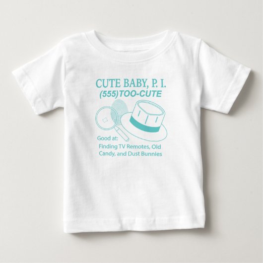 可愛いベビーP.I. ベビーTシャツ (正面)