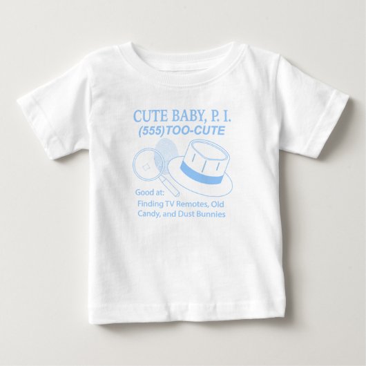 可愛いベビーP.I. ベビーTシャツ (正面)