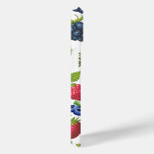 可愛いベリーコラージュの電話ケース – イチゴ，黒 Case-Mate iPhoneケース (裏面 / 右)