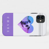 可愛いペットハート写真名を追加 Case-Mate iPhoneケース (裏面(横))