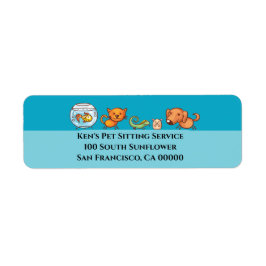 可愛いペット座気に獣犬歩く ラベル