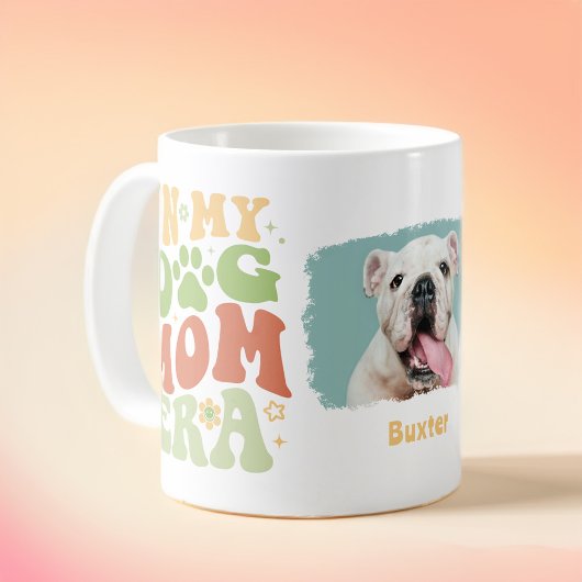 可愛いペット母ドッゴ母の日 コーヒーマグカップ