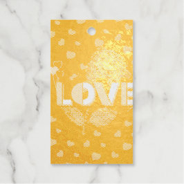 可愛いペルソナライズフォトバレンタインデー ギフトタグ