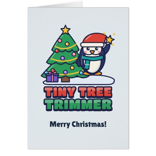 可愛いペンギンのクリスマスツリー飾り (正面)