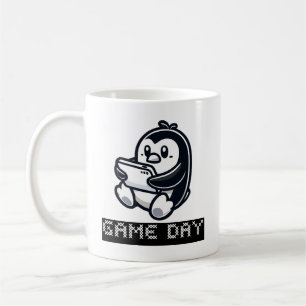 可愛いペンギン遊はビデオゲームだ – ゲームデー コーヒーマグカップ