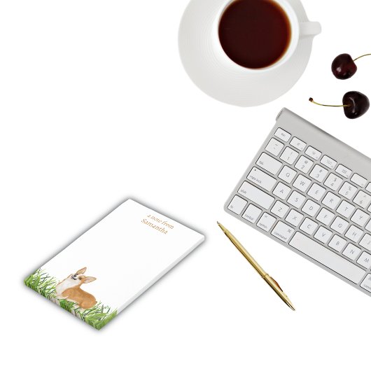 可愛いペンブロークコーギドモノグラム名 ポストイット