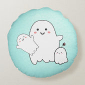 可愛いホスティ両面ピロー ラウンドクッション (裏面)