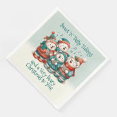 可愛いホッキョクグマの歌は非常に早いクリスマスを持っている！ (コーナー)