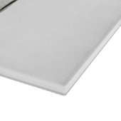 可愛いホワイトタイガーアート – かわいい野生動物アート カッティングボード (角)