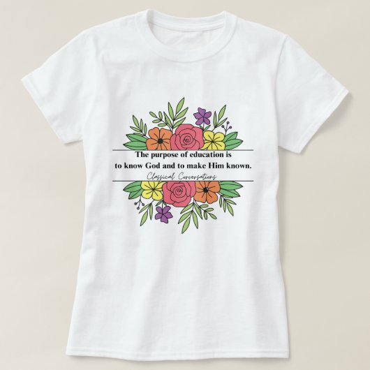 可愛いホームスクールCC会話クリスチャン Tシャツ (デザイン正面)