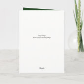 可愛いボストいけなンテリア犬クリスマスカード シーズンカード (裏面)