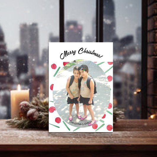 可愛いボホキャンディーケーンOne写真 招待状