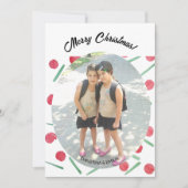 可愛いボホキャンディーケーンOne写真 招待状 (正面)