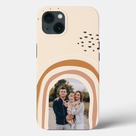 可愛いボホレインボーカスタムあなたの写真iPhoneケース Case-Mate iPhoneケース (裏面)