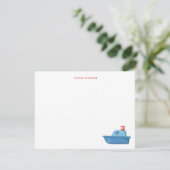 可愛いボートキッズ感謝していユー サンキューカード (スタンド正面)