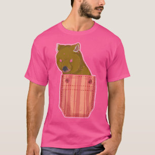 可愛いポケット動物オーストラリアのアウトバックオーストラリアのワイルドリ Tシャツ