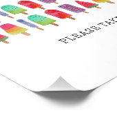 可愛いポスカラフルシクルパーティー好意サイン フォトプリント            (角)