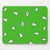 可愛いポップコーンクリップアートポップコーン漫画イメージポップコーン マウスパッド (正面)