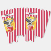 可愛いポップコーン映画カスタマイズ フェイバーボックス (見開き)