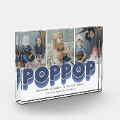 可愛いポポップ祖父のフォトブロック フォトブロック (左)