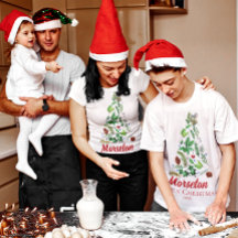 可愛いマウスの木の果実葉のクリスマス