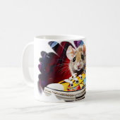 可愛いマウスコーヒーカップとマグスタイリッシュセット コーヒーマグカップ (正面左)