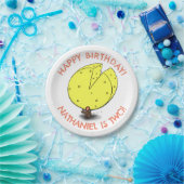 可愛いマウスチパーソナライズされたーズの誕生日 ペーパープレート (パーティー)