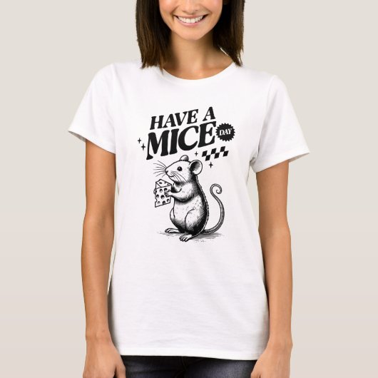 可愛いマウスパン Tシャツ (正面)